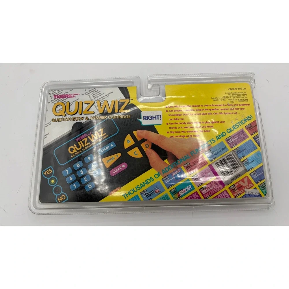 Tiger Quiz Wiz Movie Mania Expansion Pack OS Pink 1001 Questions Book Cartridge